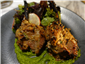 lamb chops with peas